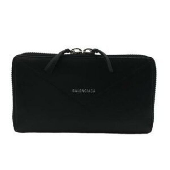 BALENCIAGA Zip Long Wallet Black - Picture 1 of 7